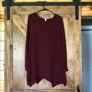maternity sweater dress